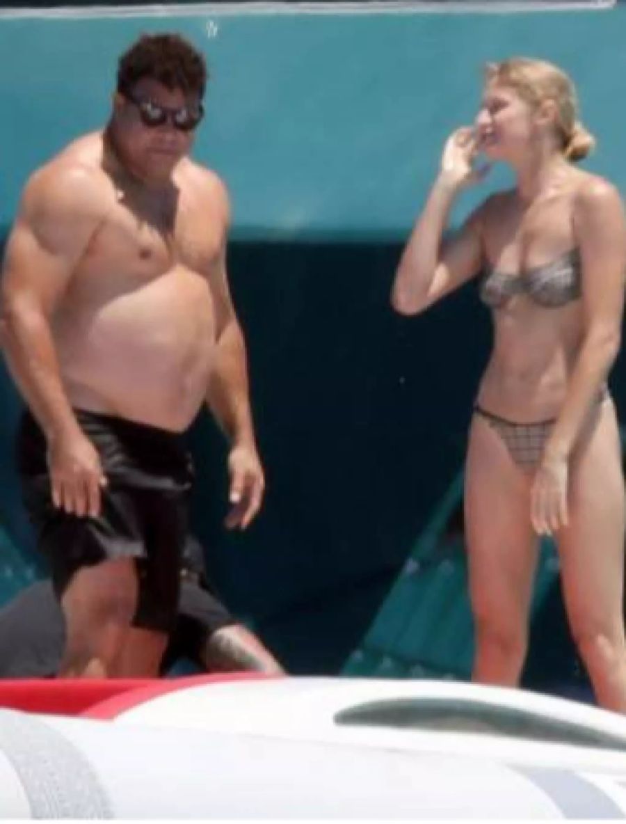 Ronaldo mit seiner Freundin Celina Locks in den Ferien auf den Balearen.