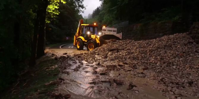 Unwetter in Österreich