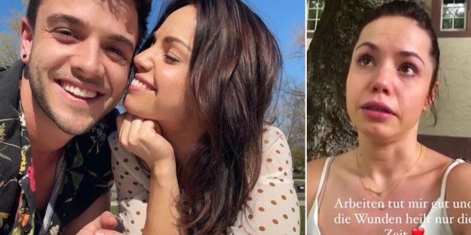 Tränen-Video - Luca Hännis Christina trauert um Familienmitglied