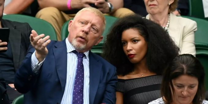 Becker im Juni in Wimbledon Becker im Juni in Wimbledon