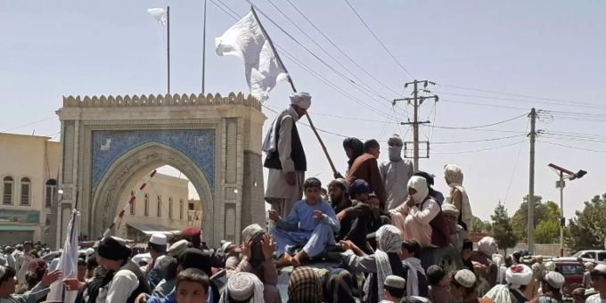 Taliban-Kämpfer in Kandahar