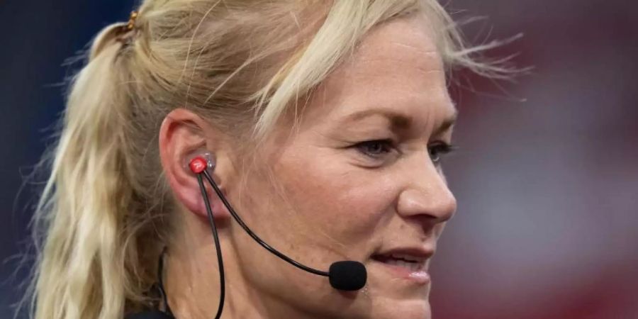 Bibiana Steinhaus-Webb wird als neue DFB-Chefin gehandelt. Foto: Sven Hoppe/dpa