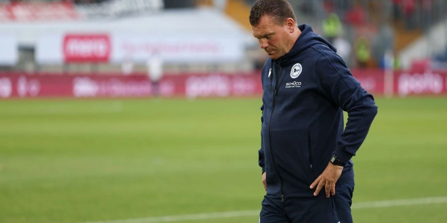 Muss in Bielefeld als Trainer gehen: Uwe Koschinat.
