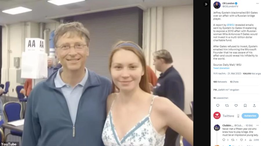 Hatte Bill Gates eine Affäre mit dieser Russin?