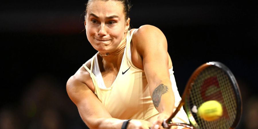 Aryna Sabalenka hat beim Turnier in Stuttgart das Finale erreicht.