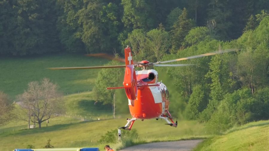 Ein Fahrer wurde mit schweren Verletzungen ins Spital geflogen.