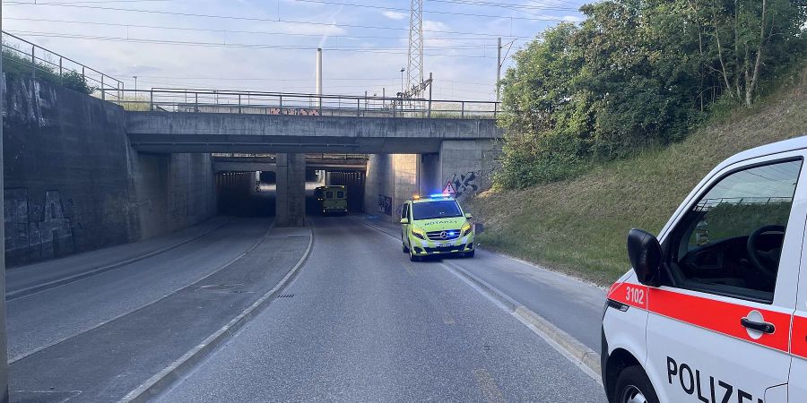 Unfall in Muttenz