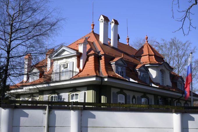 Die russische Botschaft in Bern. Russische Botschaft