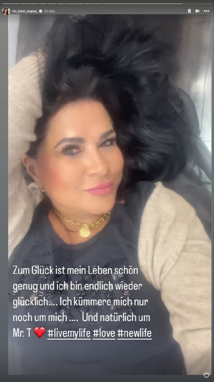 Iris Klein spricht immer mal wieder von einem Mr. T. ...