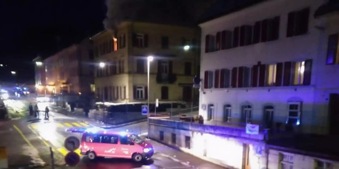 Der Wohnungsbrand in Les Brenets. Les Brenets