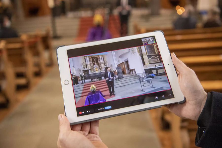 Trauerfeier Livestream Kirche