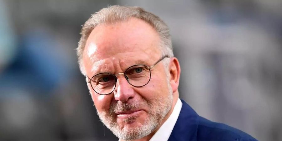 Bayern-Chef Karl-Heinz Rummenigge übt Kritik an DFB-Direktor Oliver Bierhoff. Foto: Robert Michael/dpa-Zentralbild/Pool/dpa