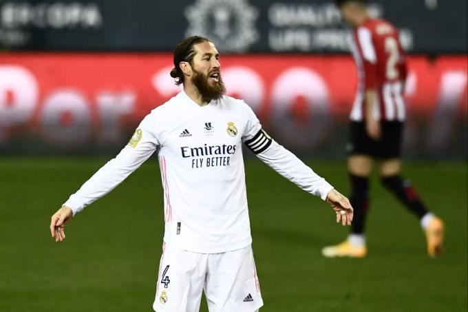 Sergio Ramos im Trikot von Real Madrid Mitte Januar. Real Madrid