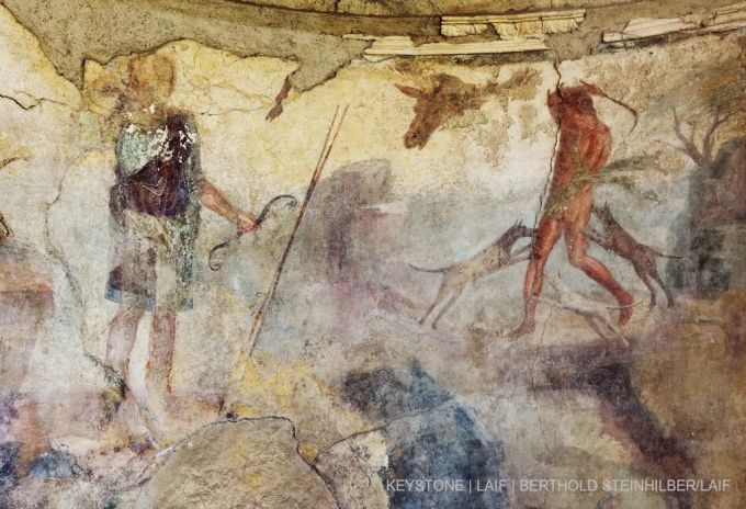 Fresko in Pompeji. Fresko in Pompeji