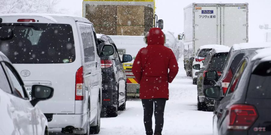 Winterwetter in Japan