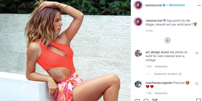 Vanessa Mai in sexy Pose. Schlager