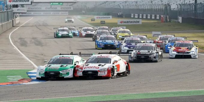 Die DTM wird 2021 erstmal mit GT3-Sportwagen ausgetragen. dtm rennen