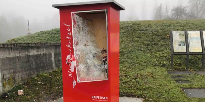 Tübach SG: Sachbeschädigung. Tübach SG: Sachbeschädigung