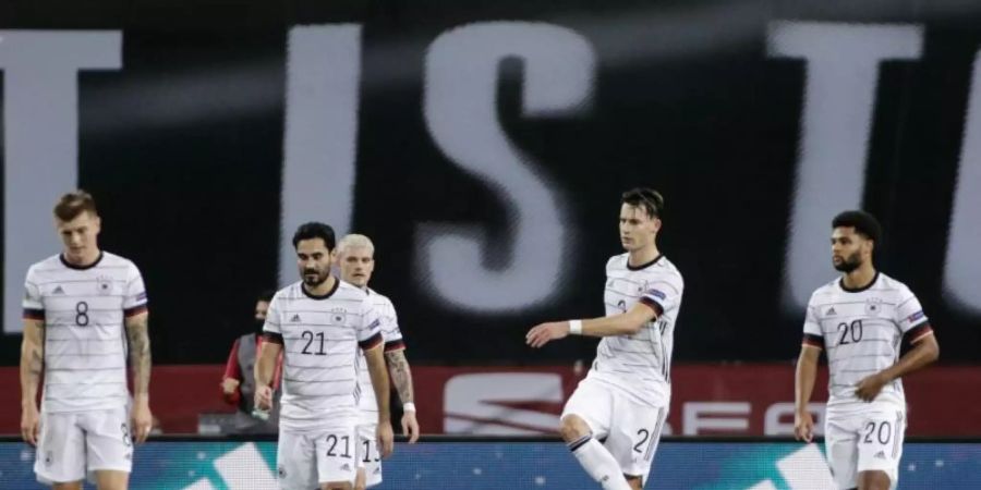 Die deutsche Nationalmannschaft hat in Spanien 0:6 verloren. Foto: Daniel Gonzales Acuna/dpa