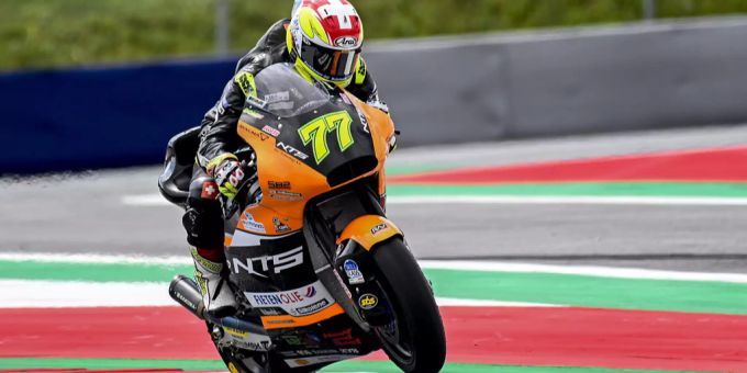 Dominique Aegerter fährt in Portimão beim Saisonfinale der Moto2. Portimão