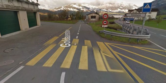 Auf der Sägelstrasse gilt ab Montag eine reduzierte Geschwindigkeit. Sägelstrasse