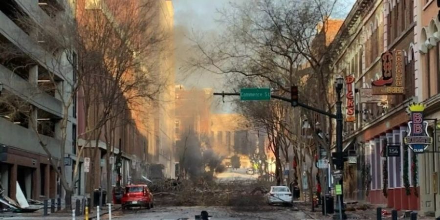 Polizeifotot vom Explosionsort