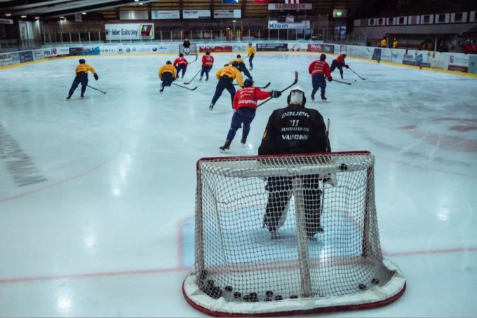 Solche Trainingsbilder des EHC Dübendorf wird es vorerst nicht geben. EHC Dübendorf