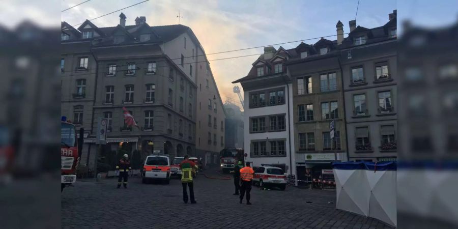 Die Einsatzkräfte haben das Gebiet abgesperrt.