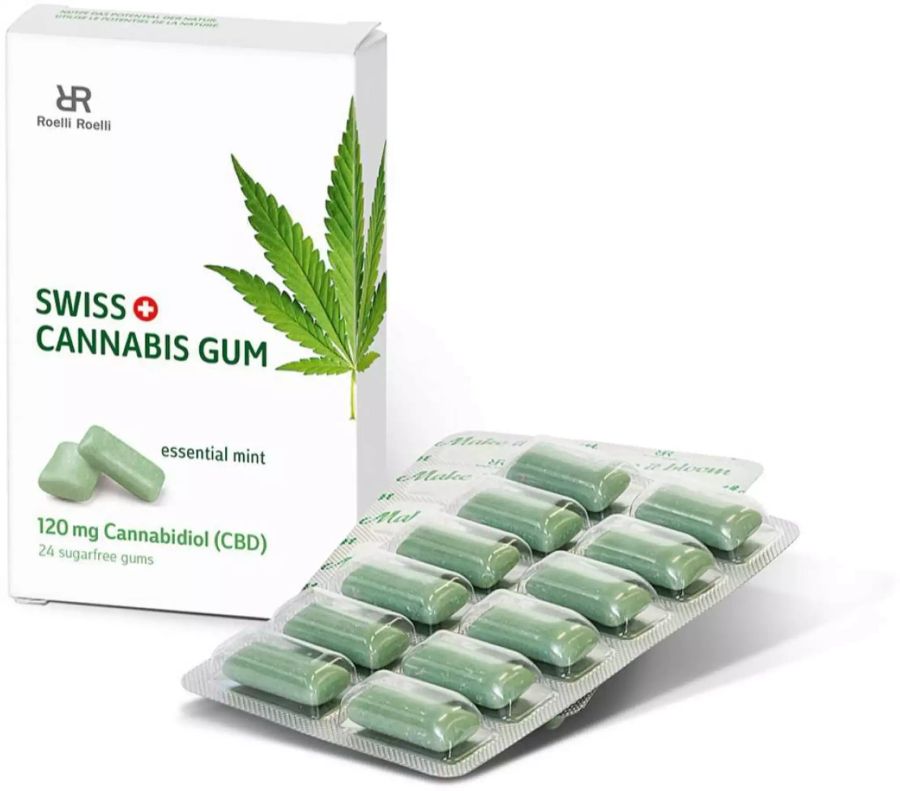 Ab jetzt in Apotheken und Online-Shops erhältlich: der Swiss Cannabis Gum.