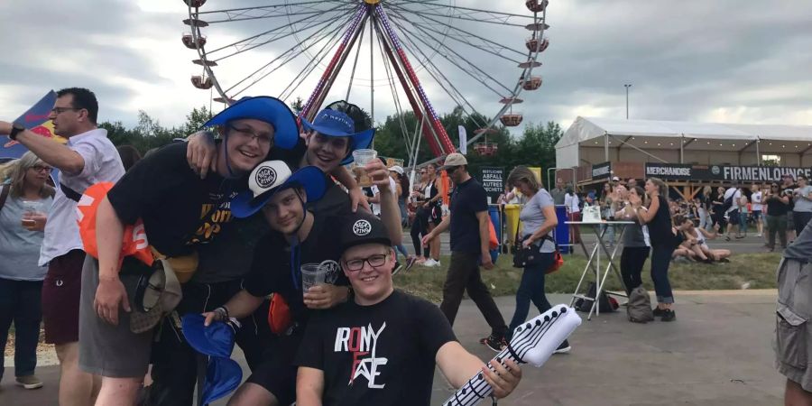 Diese Jungs aus dem Aargau zelebrieren den Rock, auch wenn hintendran Pop läuft.