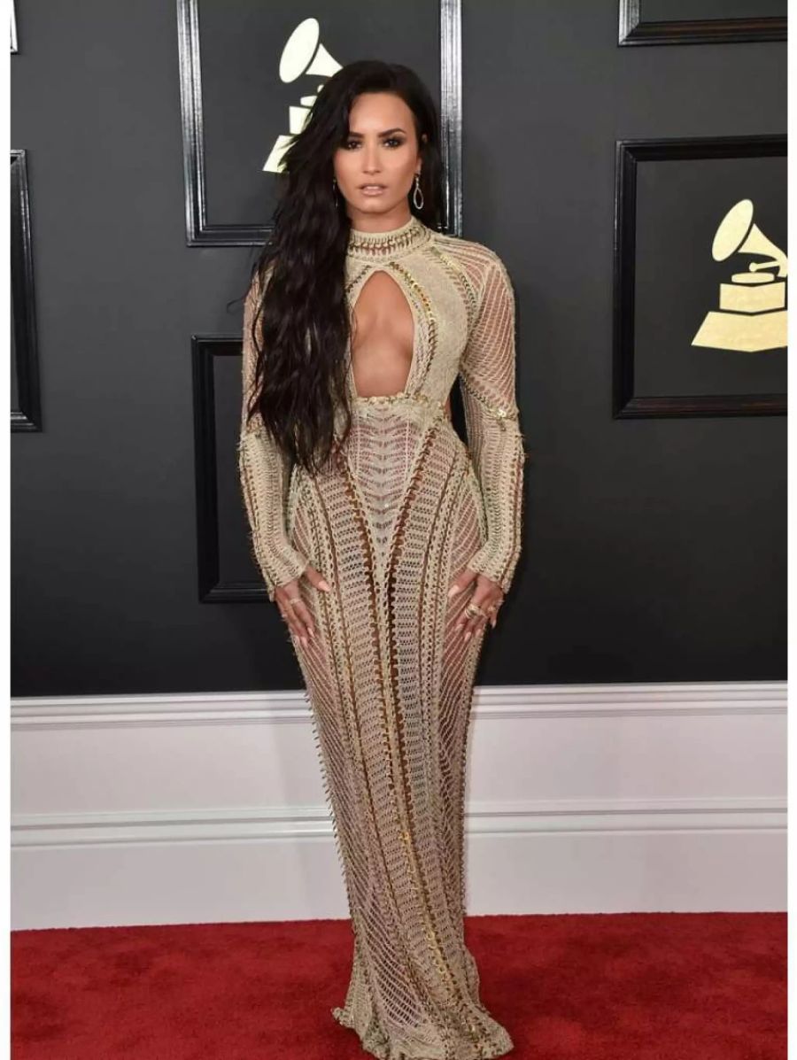 Demi Lovato (hier 2017 an den Grammys in Los Angeles) hatte bereits mit sieben Jahren Selbstmordgedanken.