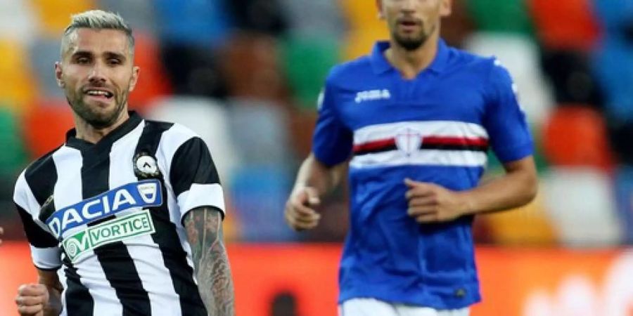 Udinese-Mittelfeldspieler Valon Behrami, hier im Spiel gegen Sampdoria Genua.