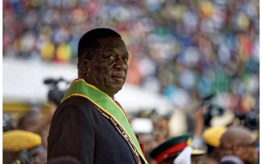 Emmerson Mnangagwa gewinnt die Präsidentenwahl in Simbabwe.