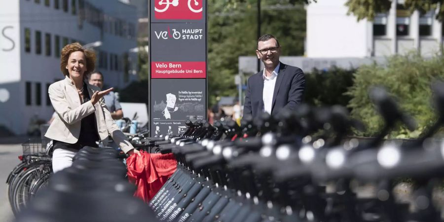 Bruno Rohner (r) leitete Publibike seit 2015.