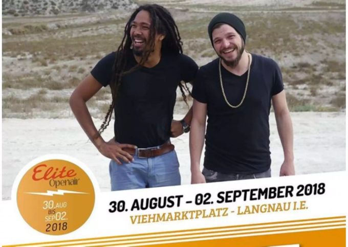 Ein Ausflug ins Emmental gefällig? Zum Ende der Festivalsaison empfiehlt sich das Elite Openair in Langnau BE. Vom 30. August bis am 2. September geben hier Künstler wie The Two (Bild) oder die Berner Latin-Band Chica Torpedo den Ton an.