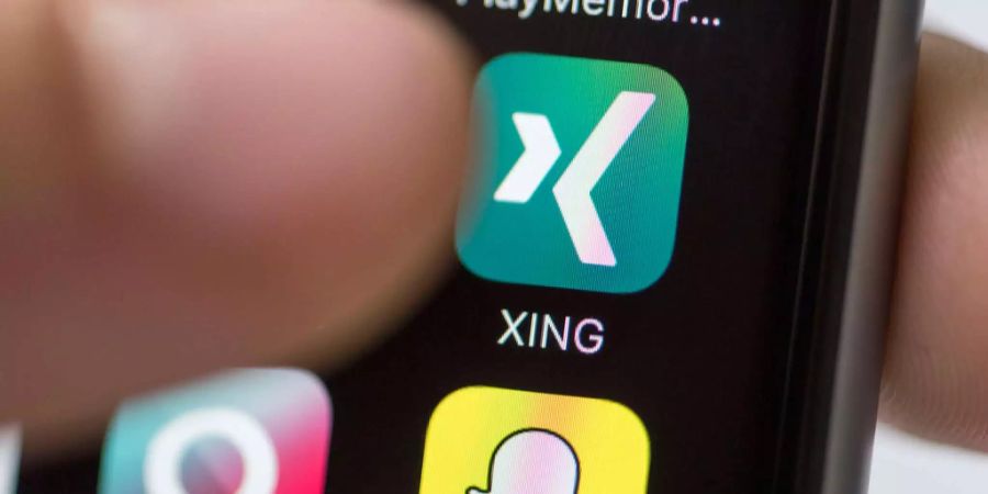 Die App des Karrierenetzbetreibers Xing erfreut sich grosser Beliebtheit.