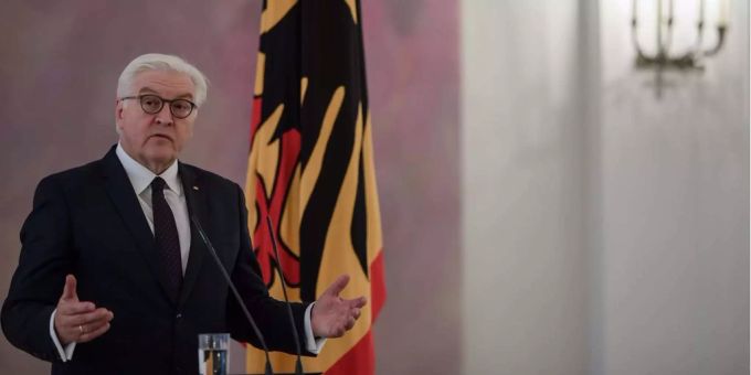 Der deutsche Bundespräsident Frank-Walter Steinmeier. Toni Kroos