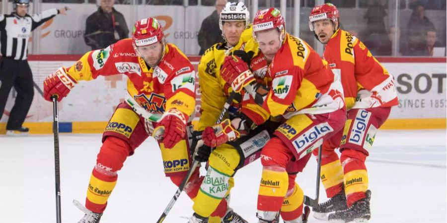 Der SC Bern hat gegen den EHC Biel das Nachsehen.