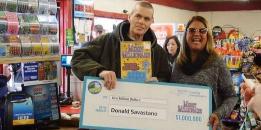 Donald Savastano gewinnt eine Million US Dollar.