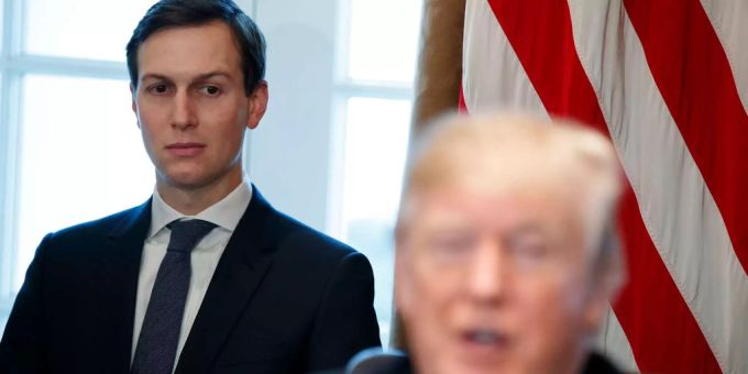 Jared Kushners Unternehemen soll einen Kredit in Höhe von 184 Millionen Dollar erhalten haben. Jared Kushners Unternehemen soll einen Kredit in Höhe von 184 Millionen Dollar erhalten haben.