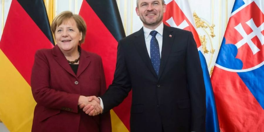 Merkel trifft in Bratislava Vertreter der Visegrad-Staaten