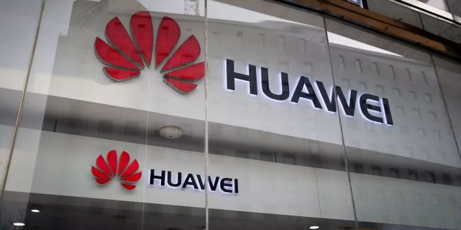 Die Logos von Huawei.