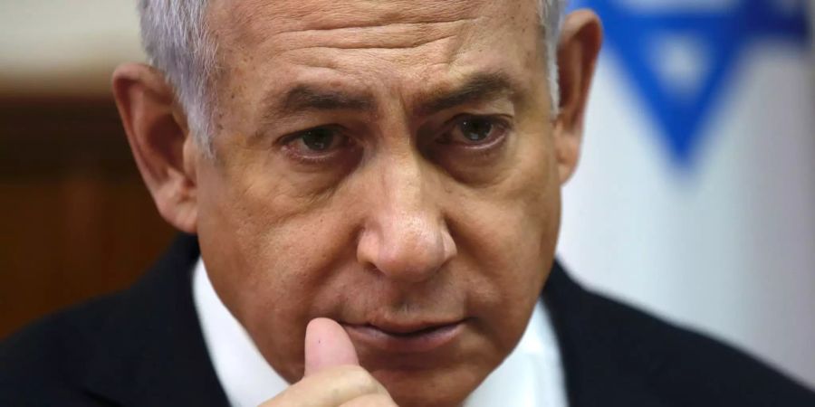 Benjamin Netanjahu, Ministerpräsident von Israel.