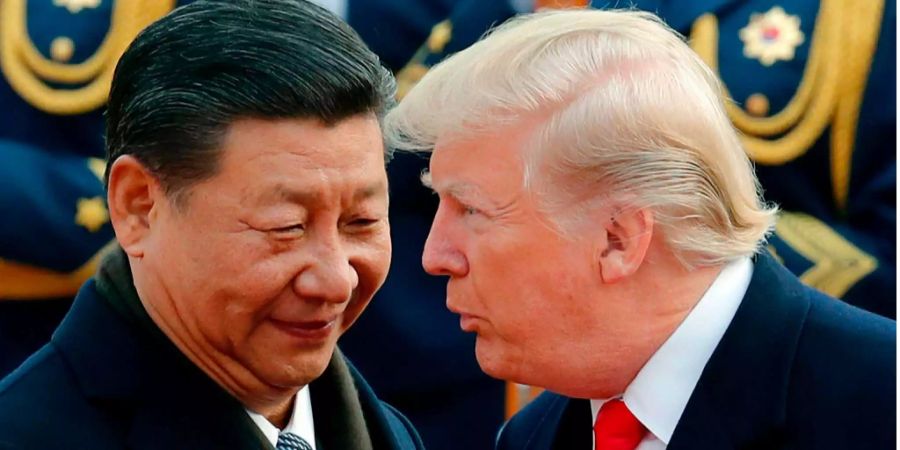 Donald Trump und Xi Jingping (rechts) haben sich deutlich angenähert (Archivbild).