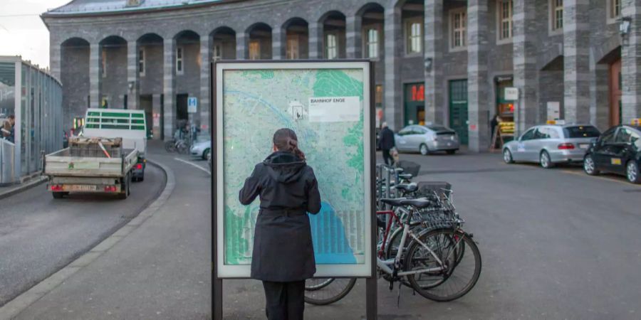 Soll in Zukunft interaktiv sein: Zürcher Stadtplan in aktueller Aufmachung.