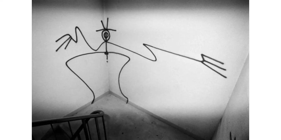 Ein Graffiti Naegelis aus dem Jahr 1984.