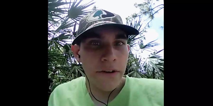 Nick Cruz kündigte seine Tat per Video an. Videostandbild von einem der von der Staatsanwaltschaft von Broward County veröffentlichten Videos.