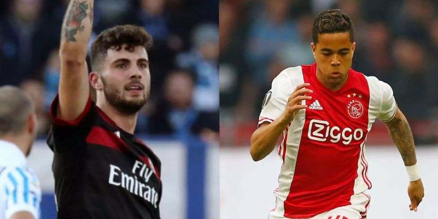 Patrick Cutrone und Justin Kluivert.