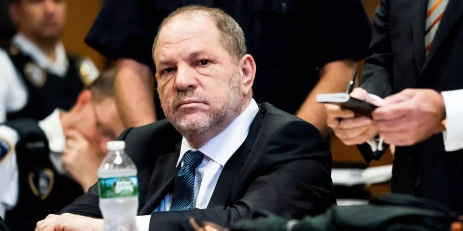 Harvey Weinstein bei seinem Gerichtsprozess in New York.