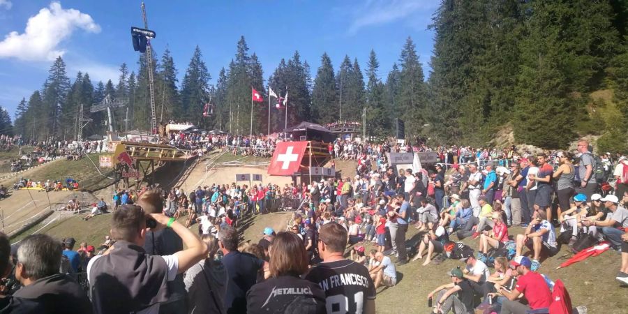 Das Rennen zieht in Lenzerheide viele Zuschauer an.